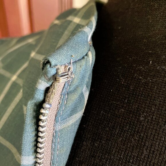 Vintage pleated short sleeve attached neck tie back zipper dress Henry Lee brand - Picture 8 of 16